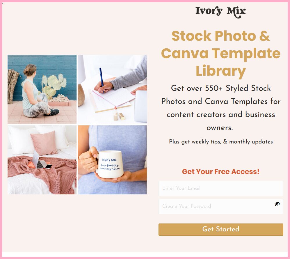 Ivory Mix Site screenshot