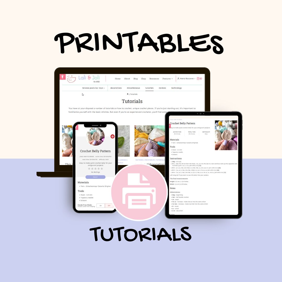 Mockup for printables every week