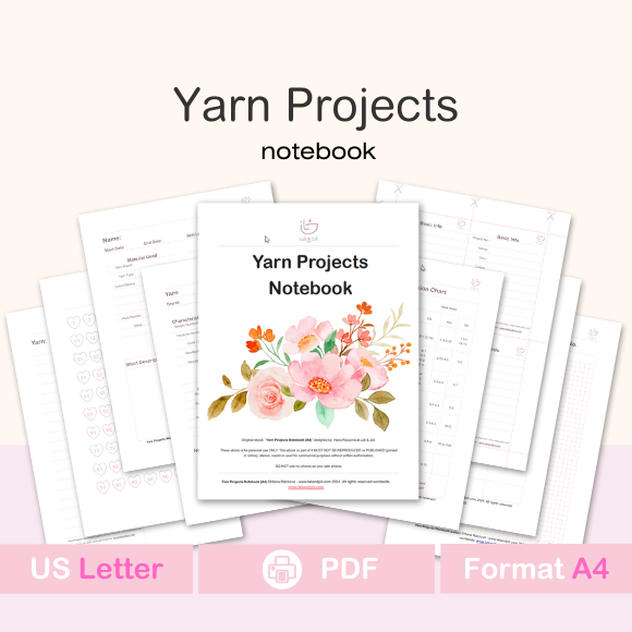 Yarn project Notebook mockup