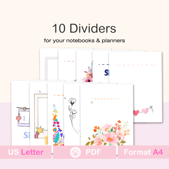 10 Dividers Mockup